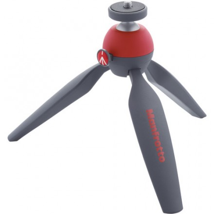 Мини-штатив Manfrotto PIXI Mini Table Top Tripod Red Gray (MTPIXI-RD)
